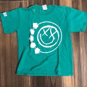 Green Blink 182 tshirt